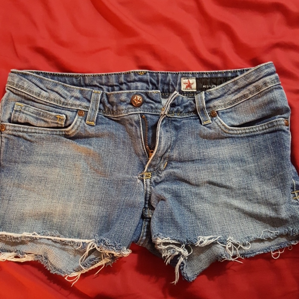 People's liberation Jean shorts.